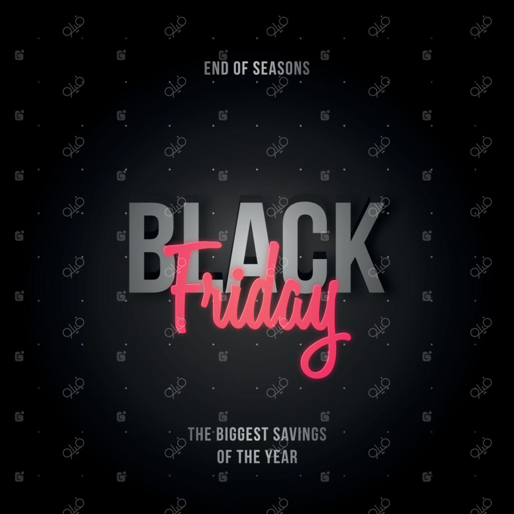 بنر برداری جمعه سیاه.