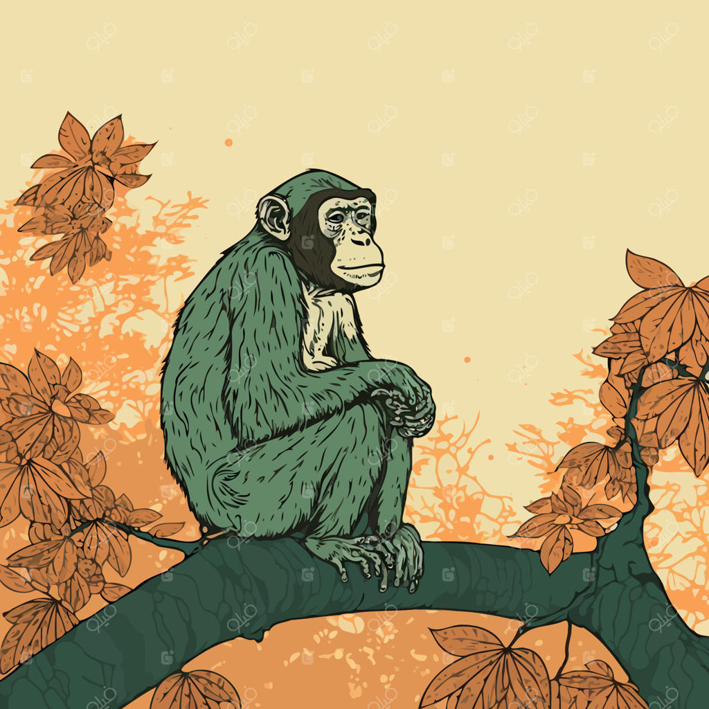 میمون وحشی از راسته نخست‌سانان