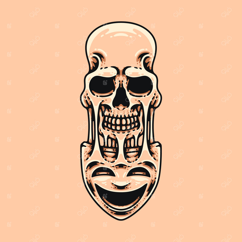 جمجمه و ماسک