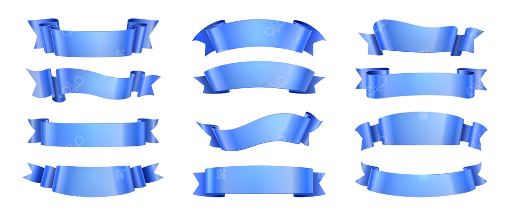 تصویر روبان‌های آبی