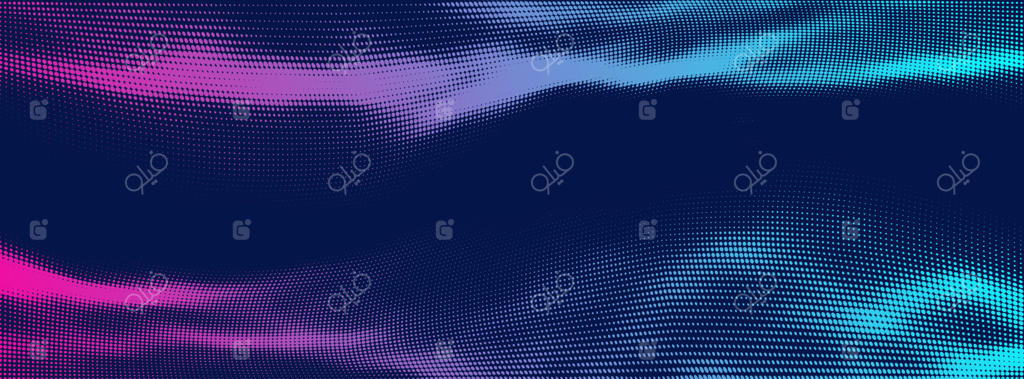 پس‌زمینه رترو با طرح نیم‌تن، گرادینت صورتی و آبی، پس‌زمینه پوستر مهمانی. EPS 10.