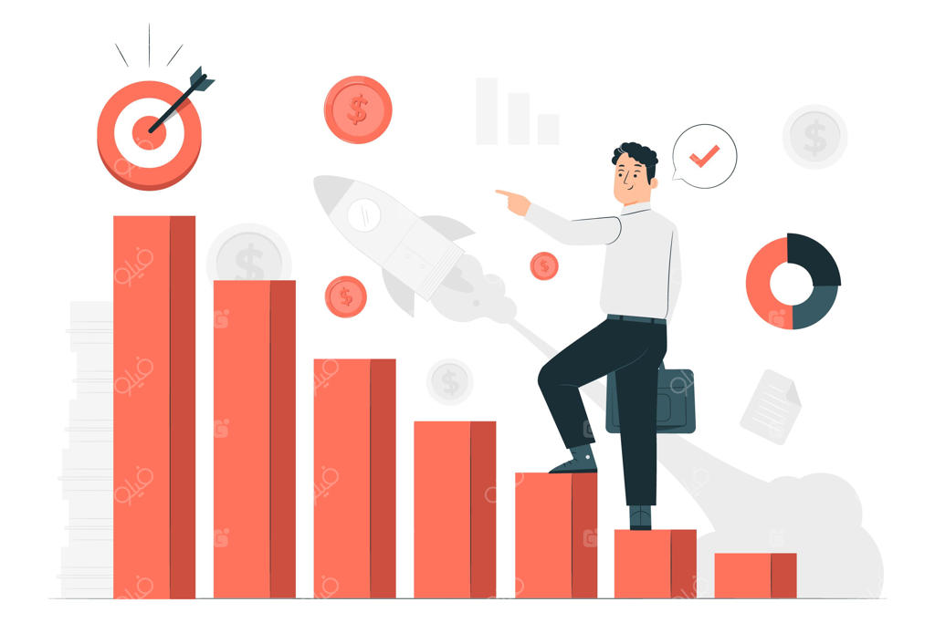 تصویرسازی مفهوم ماموریت کسب‌وکار