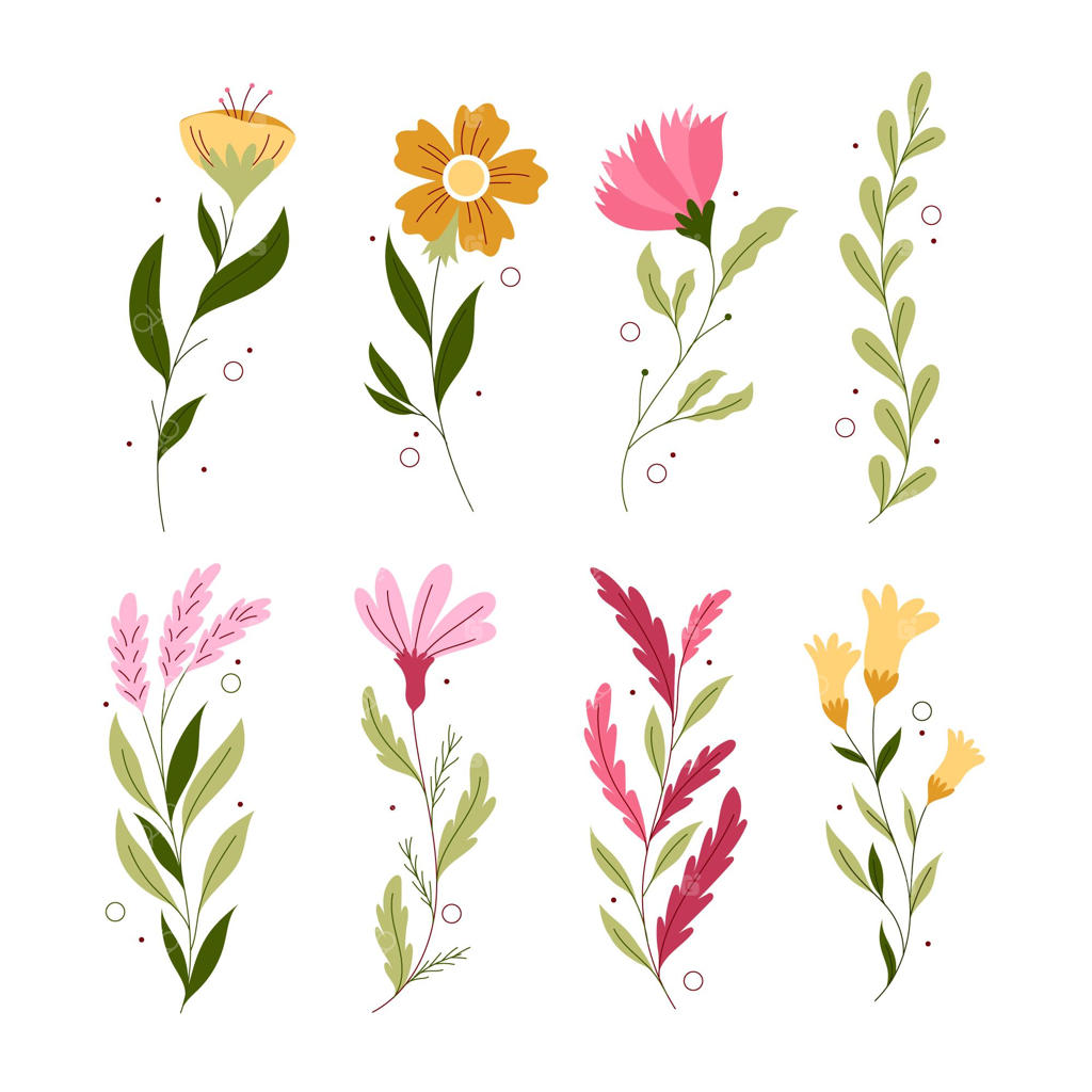 مجموعه گل‌های بهاری