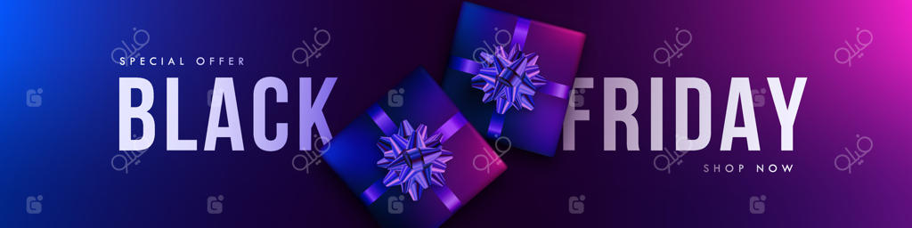 بنر تبلیغاتی جمعه سیاه.