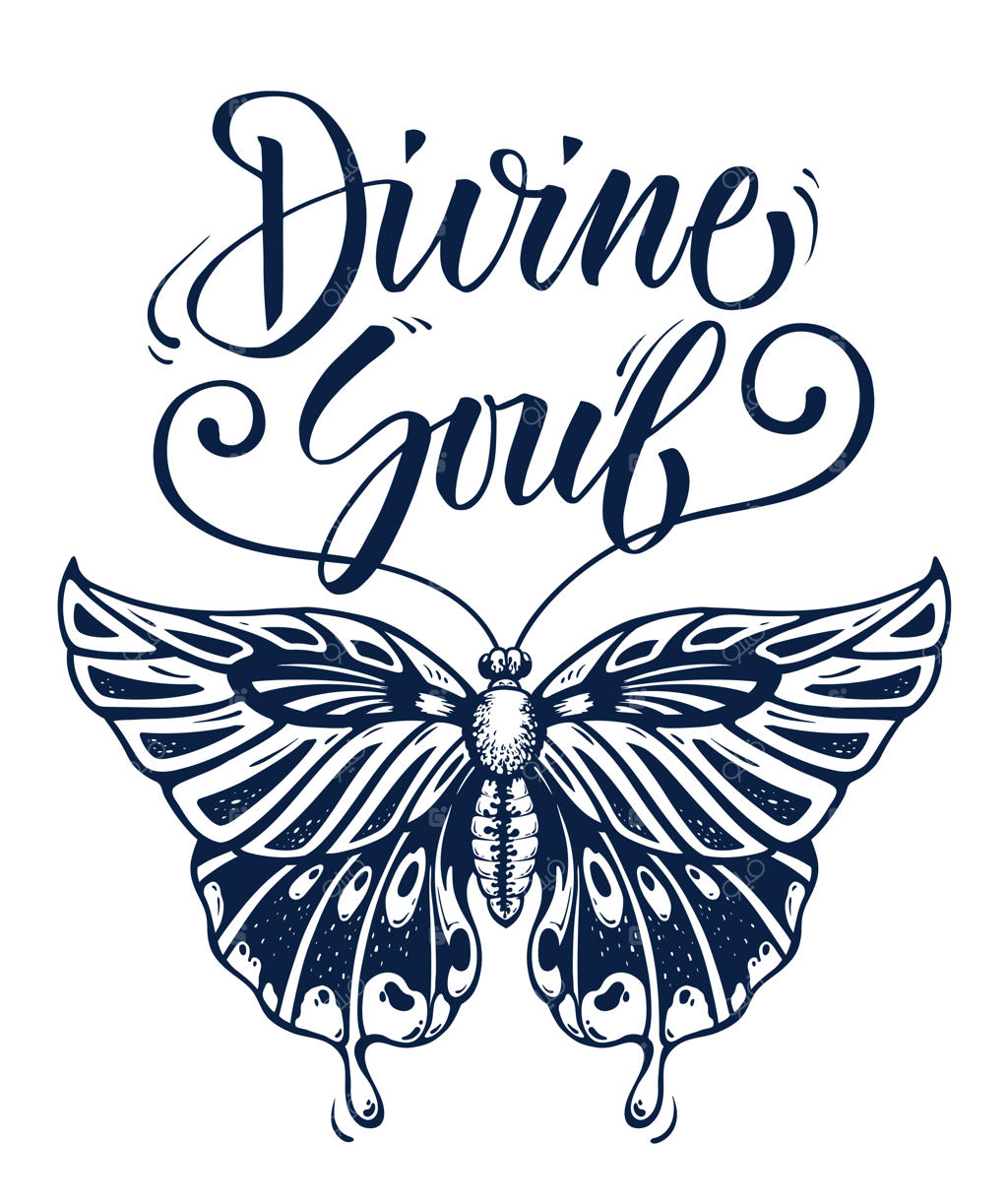 طراحی تی‌شرت با پروانه زیبا