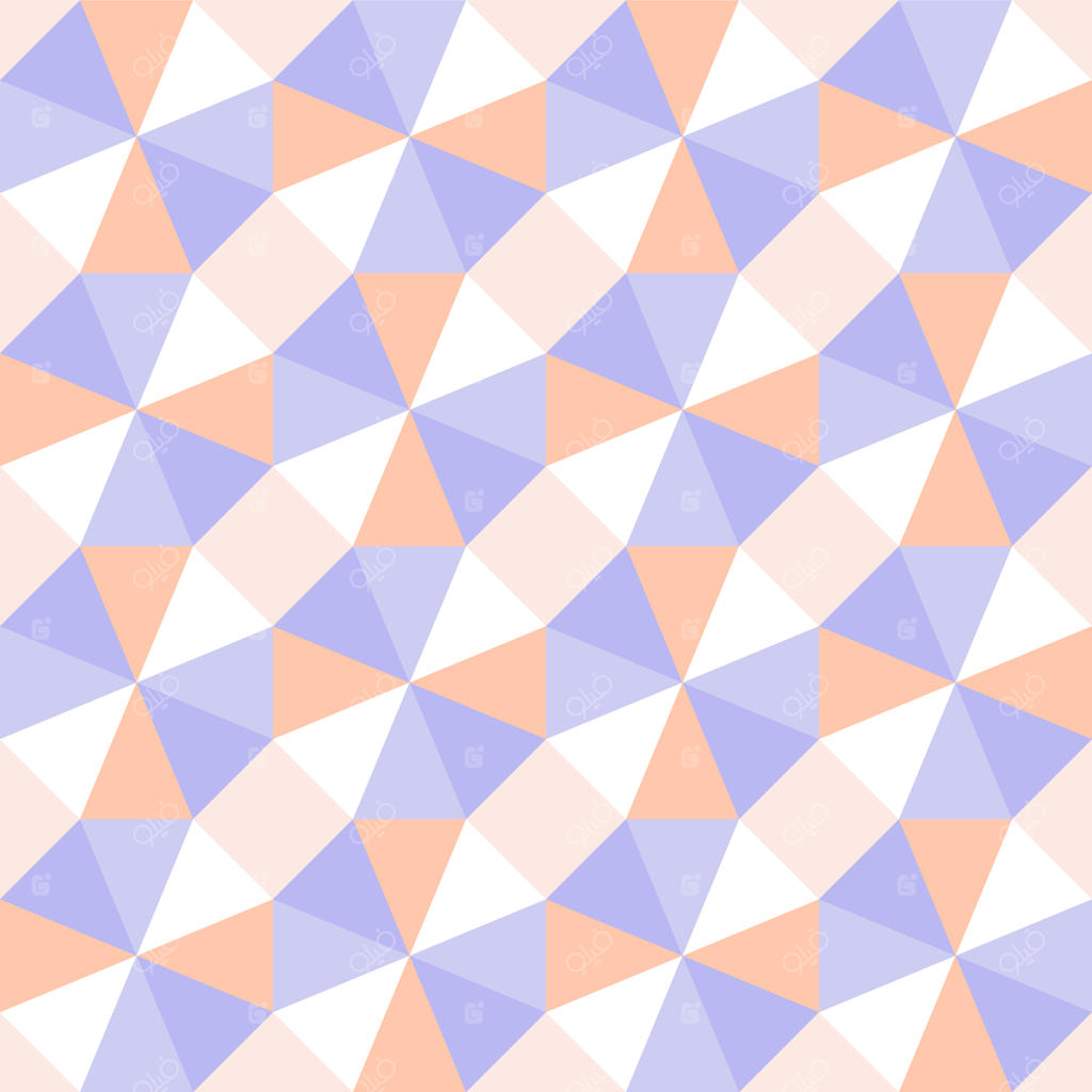 پترن هندسی مثلثی ملایم و هماهنگ