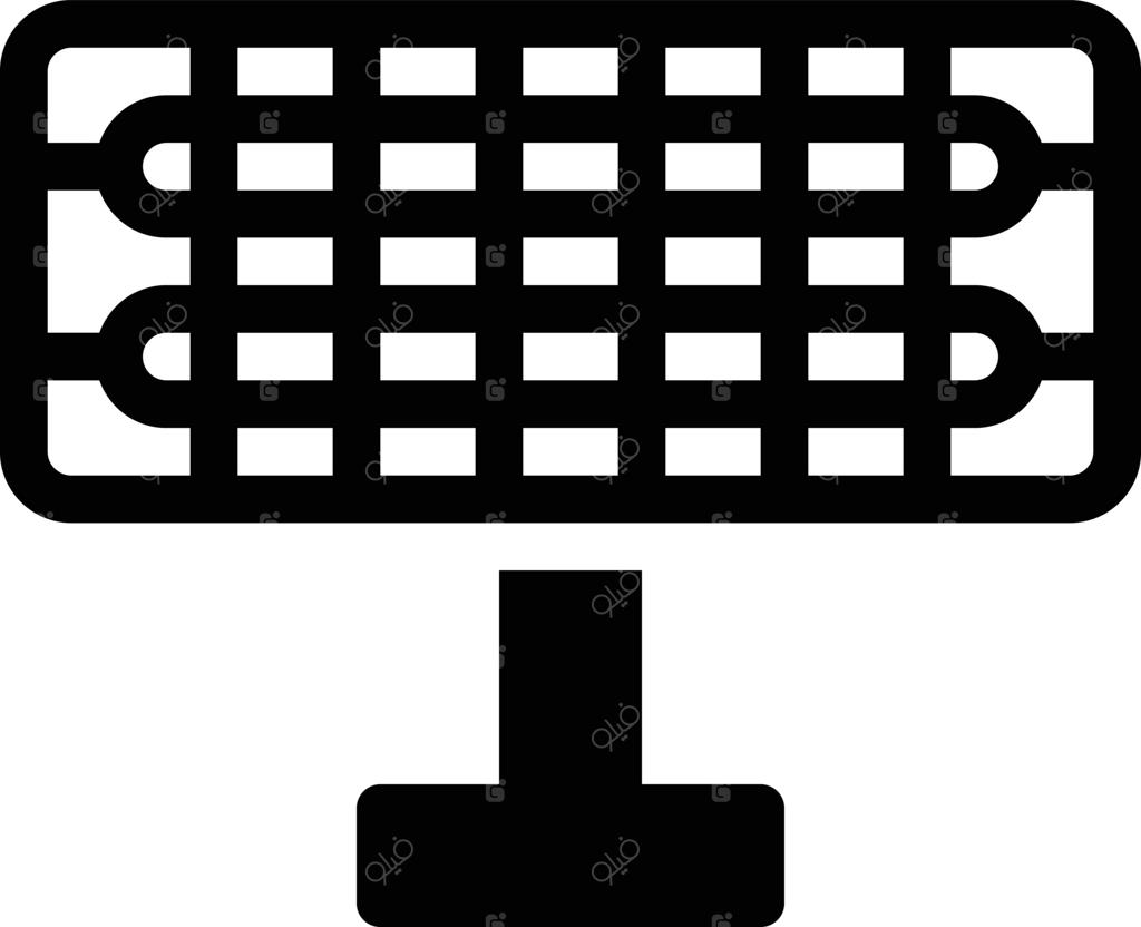 طرح وکتور گرمایش بر روی پس‌زمینه. نمادهای با کیفیت عالی. آیکون‌های وکتوری برای طراحی گرافیک و مفاهیم.