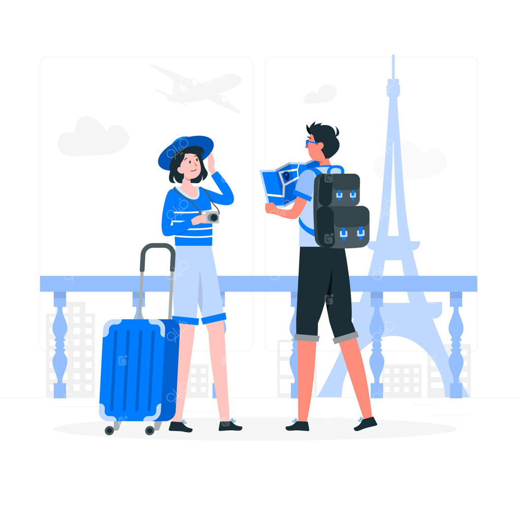 تصویری از مفهوم سفر و گردشگری