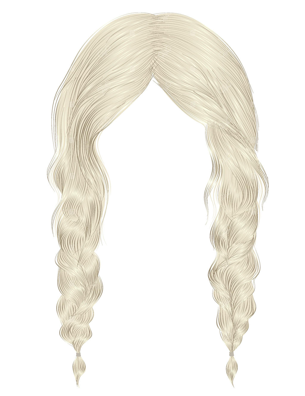 مدل موی گوجه‌ای دوتایی بلوند با چتری؛ استایل مد و زیبایی زنانه