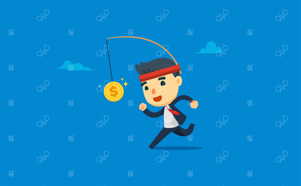 تاجری در تعقیب پول جلوی چشمانش است