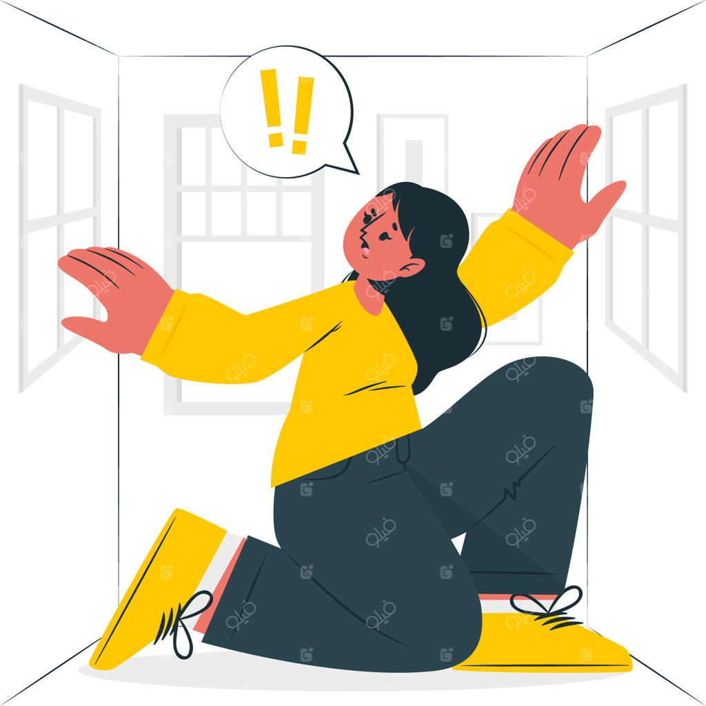 تصویرسازی مفهوم کمبود فضا