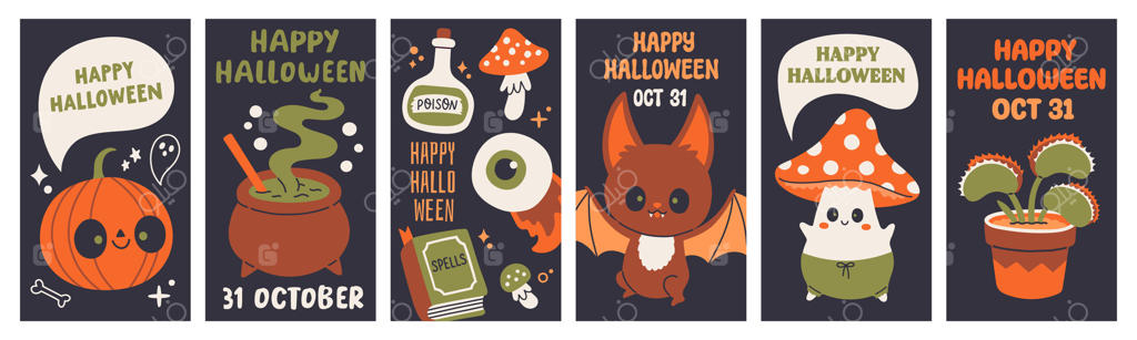 بنرهای هالووین با طرح‌های متنوع