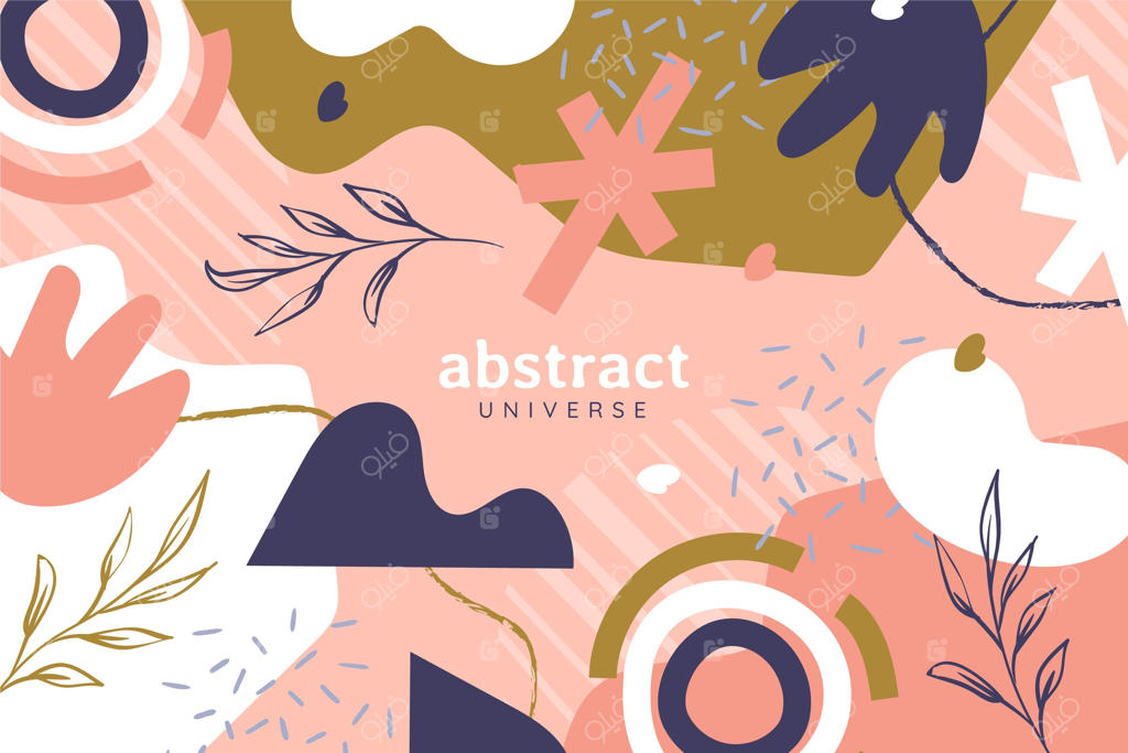 پس‌زمینه برگ‌های طراحی دستی