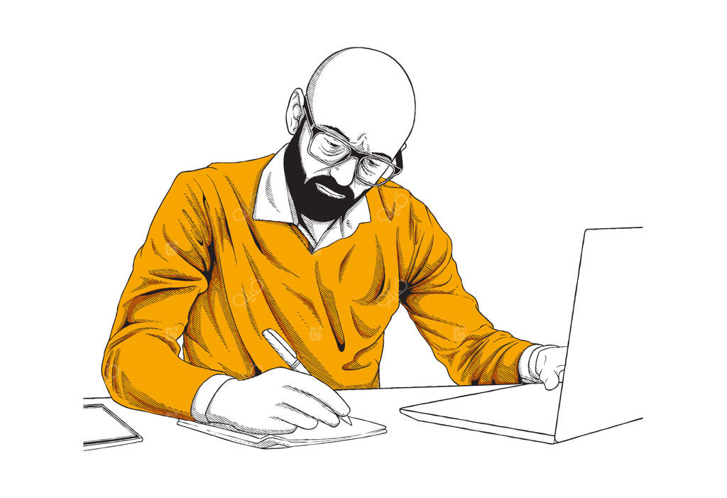 تصویرسازی مفهوم کار از راه دور