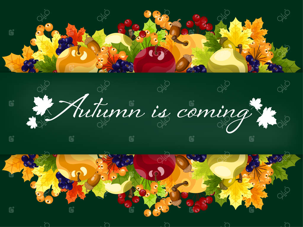 زمینه گل‌های پاییزی