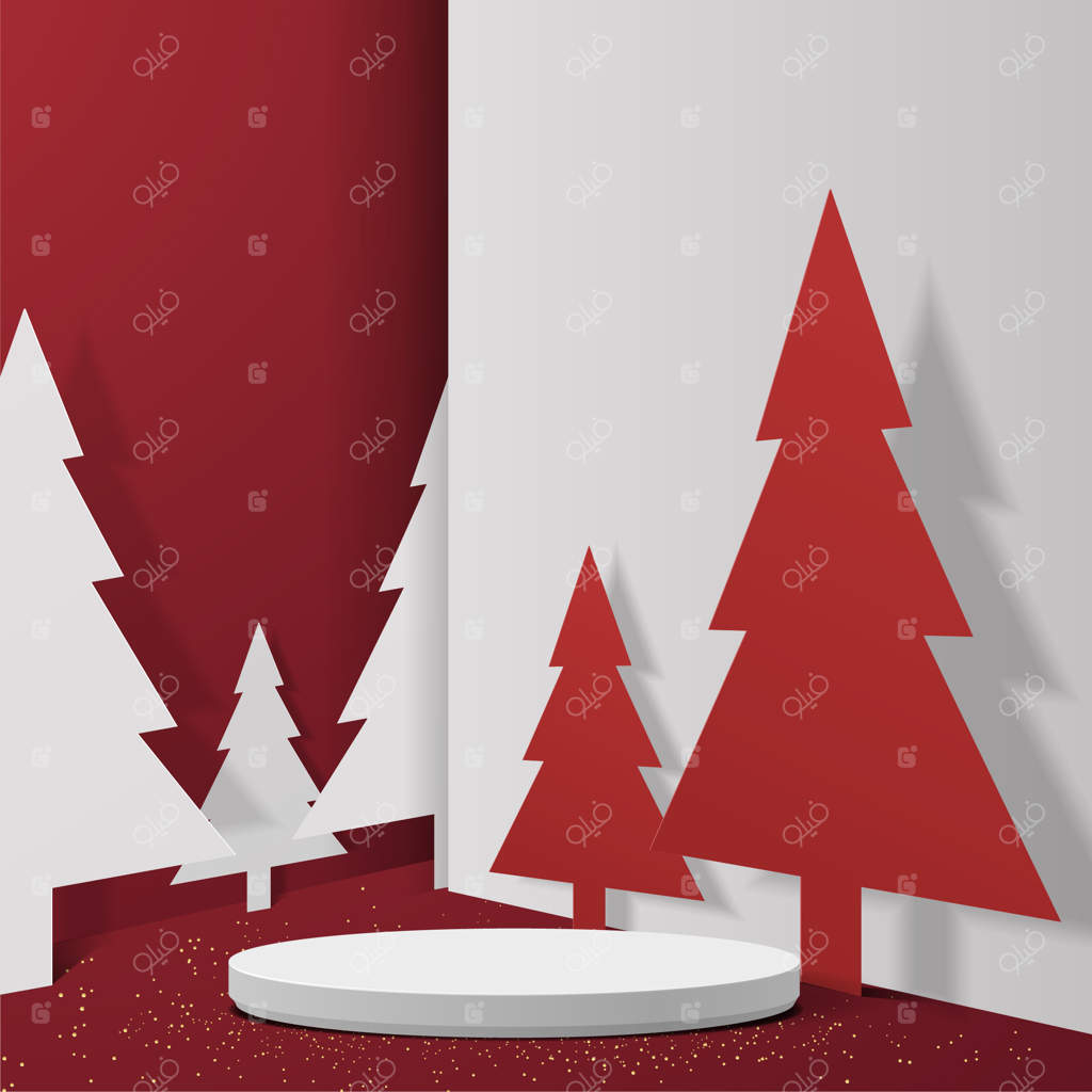 تصویر سکوی جشن کریسمس