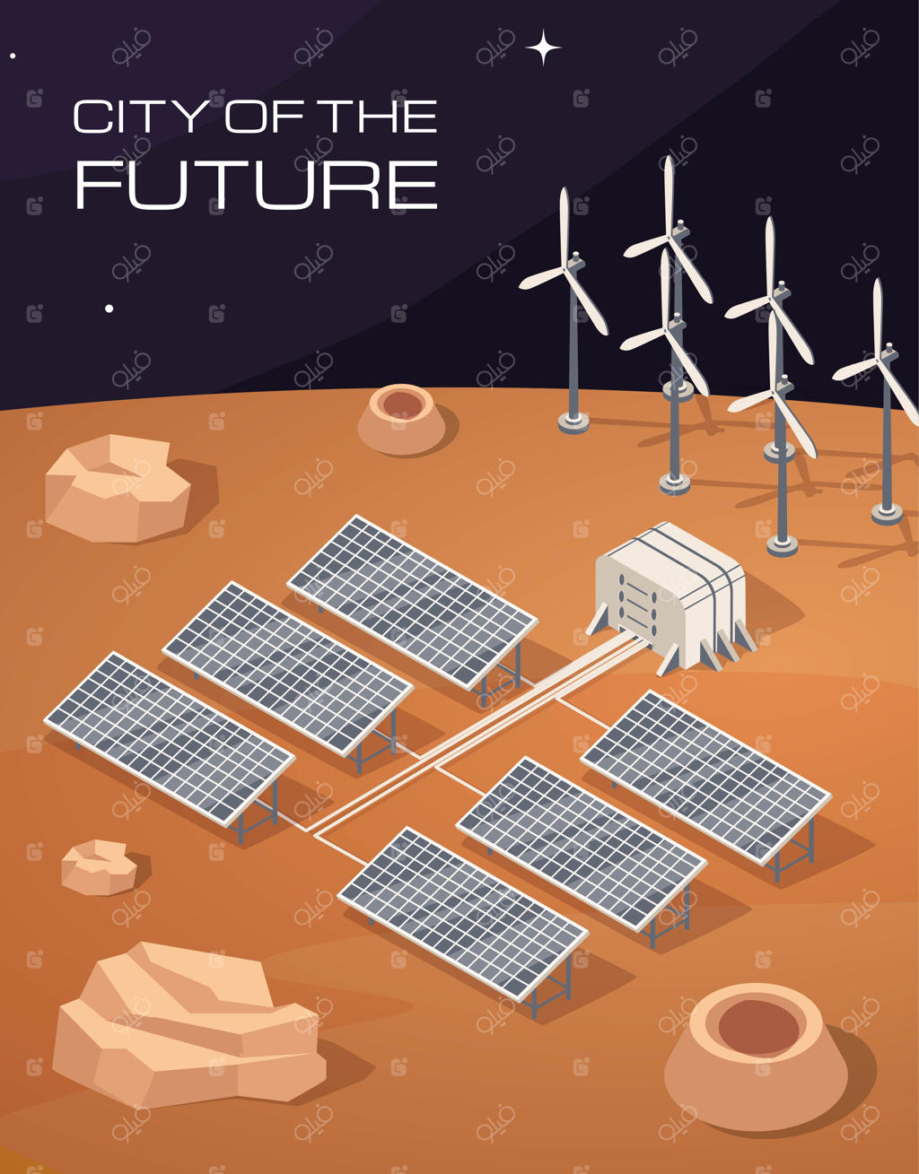 مفهوم ایستگاه مریخ