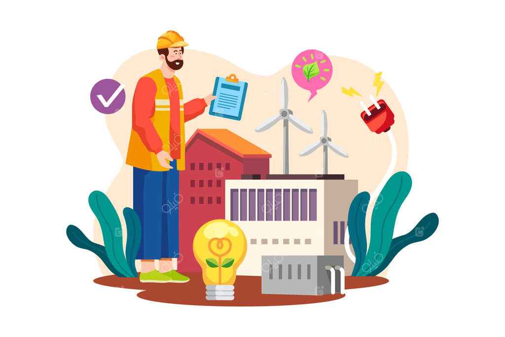 کارخانه‌های صنعتی با استفاده از انرژی باد