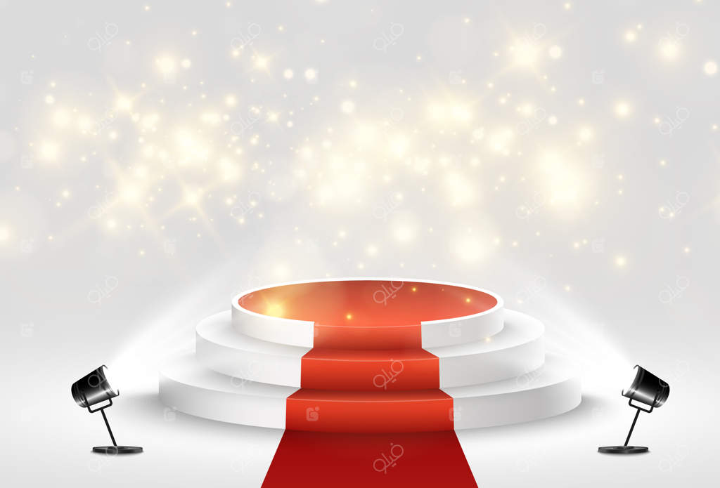 سکوی افتخار برای تقدیر از برندگان جوایز