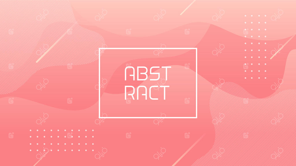 پس‌زمینه‌ی پویا و مدرن با رنگ صورتی ملایم و انتزاعی