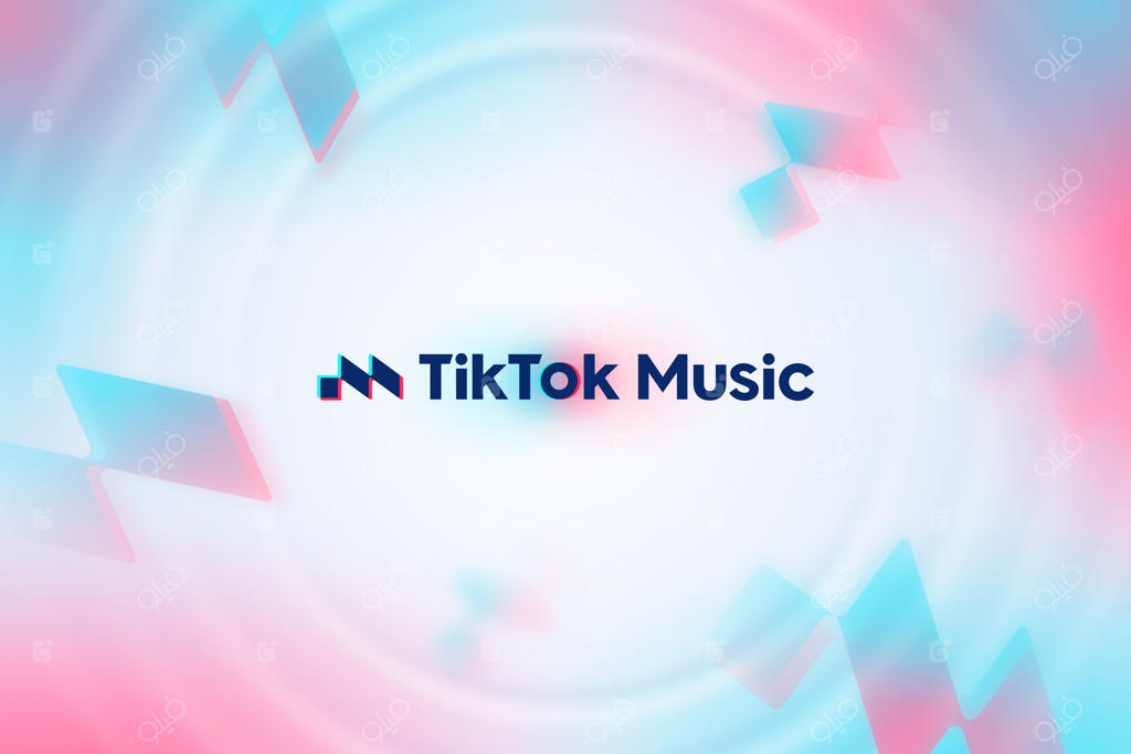 پس‌زمینه موسیقی با گرادیان رنگی