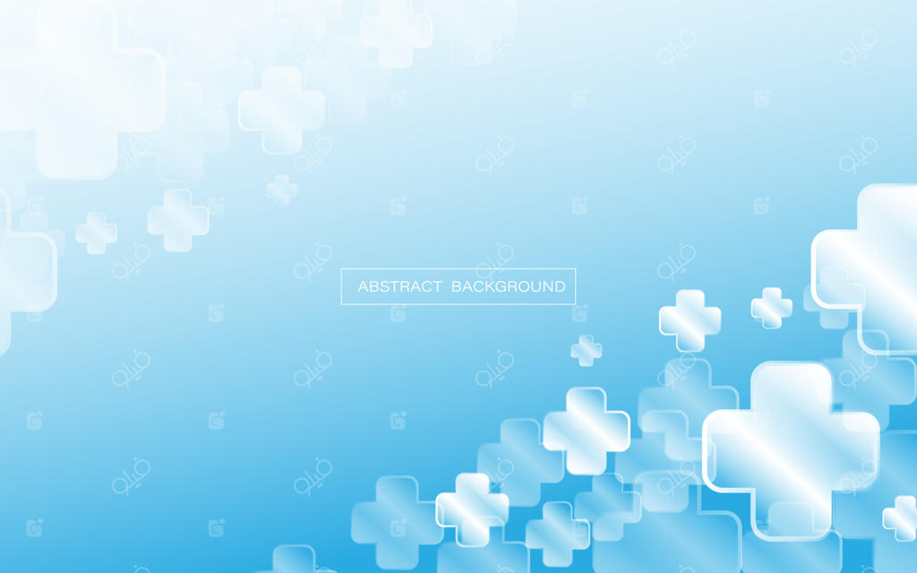 پس‌زمینه نوآوری پزشکی در حوزه بهداشت و درمان: طراحی گرافیکی علمی برای پوستر یا ارائه. تصویر برداری وکتور