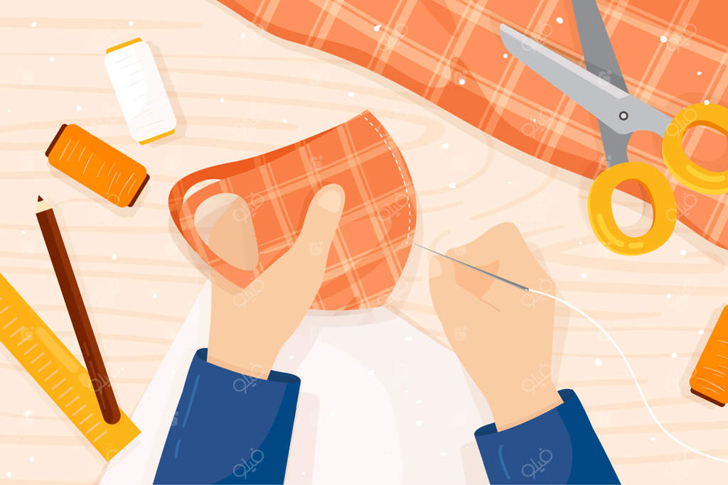 ایده دوختن ماسک