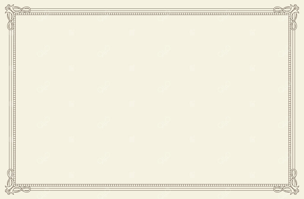 قاب قدیمی و وینتیج، کادر مستطیلی گل‌دار، حاشیه تزئینی آنتیک و جداکننده کلاسیک