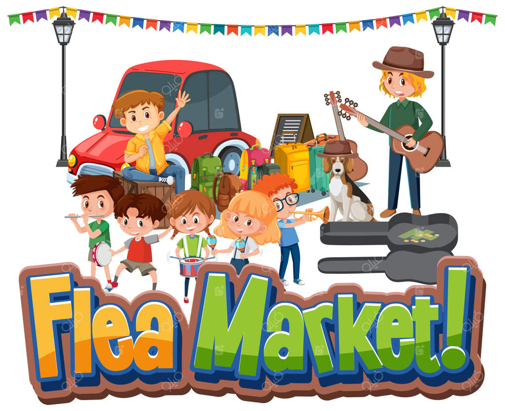 بازارچه دست‌دوم با شخصیت کارتونی