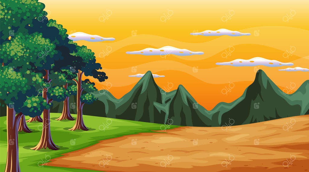 منظره‌ای از یک چشم‌انداز طبیعی