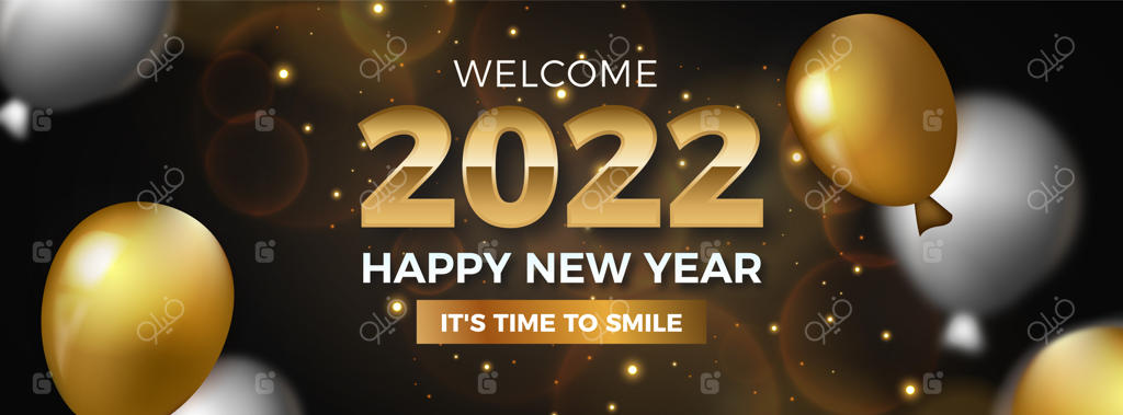 قالب جلد رسانه‌های اجتماعی برای سال نو با طراحی گرادیان