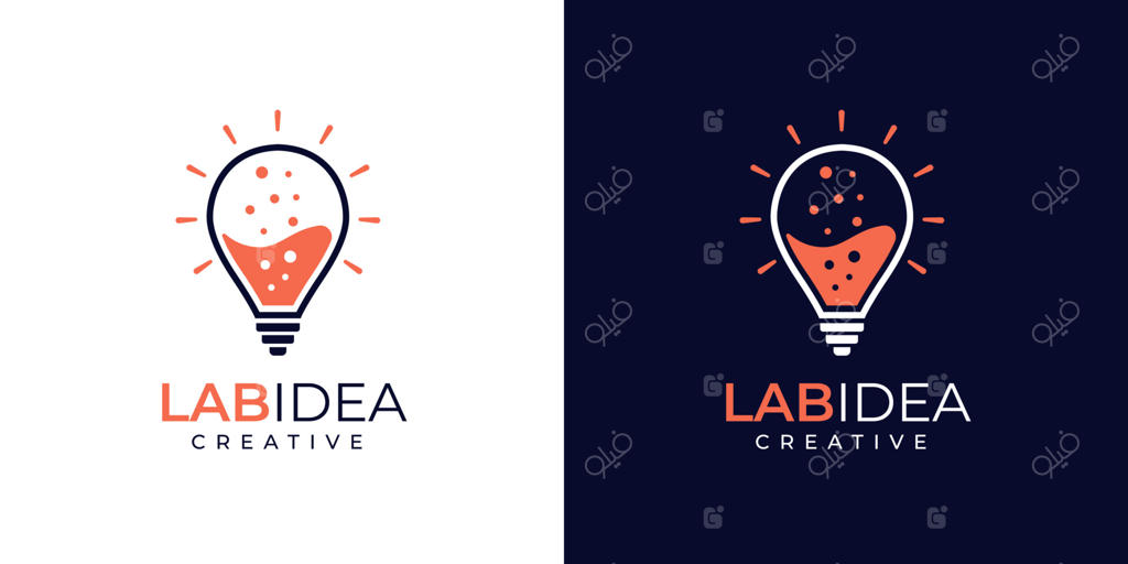 طراحی لوگوی آزمایشگاه و ایده‌ها