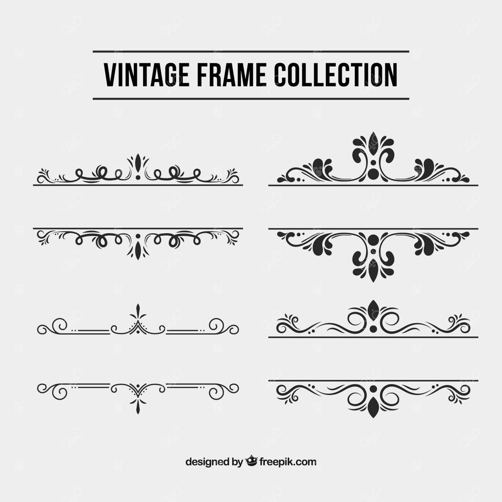 مجموعه قاب‌های سبک وینتیج