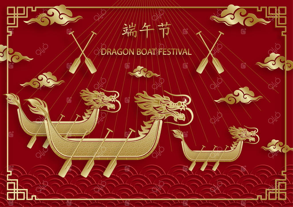 جشنواره قایق اژدها با عناصر آسیایی