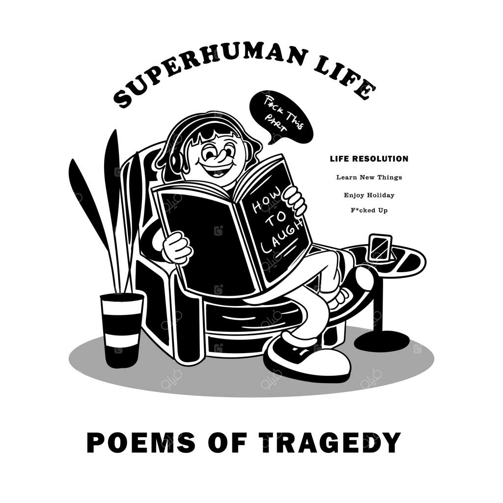 نیازهای طراحی و چاپ تی‌شرت با طرح جوانی که کارتون قدیمی سیاه و سفید می‌خواند