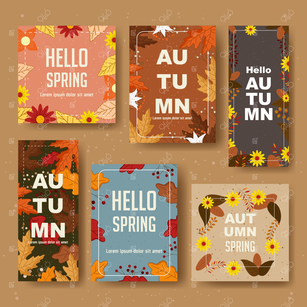 کلکسیون کارت‌های زیبای سلام بهار