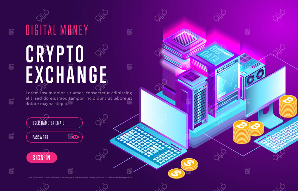 طراحی وب‌سایت برای صرافی ارز دیجیتال