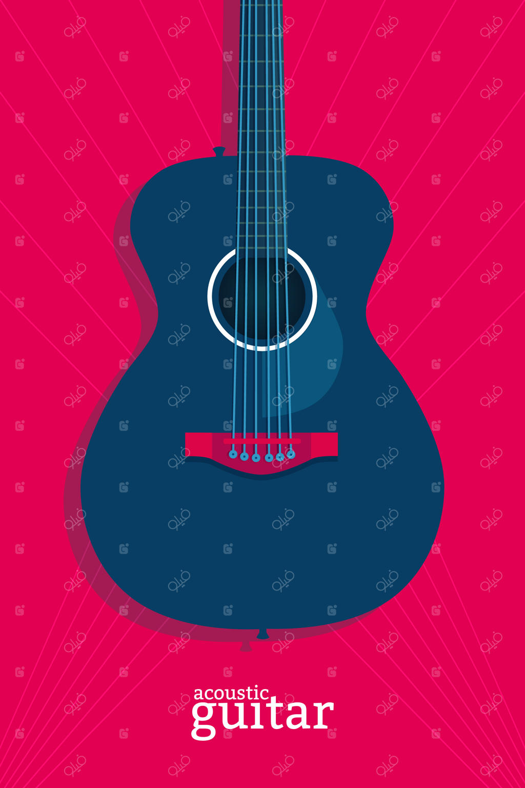 تصویر گیتار آکوستیک