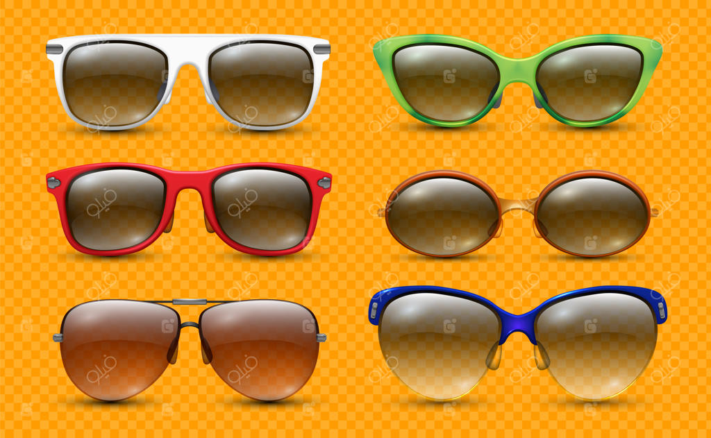 عینک آفتابی واقعی: عینک‌های طراح مد