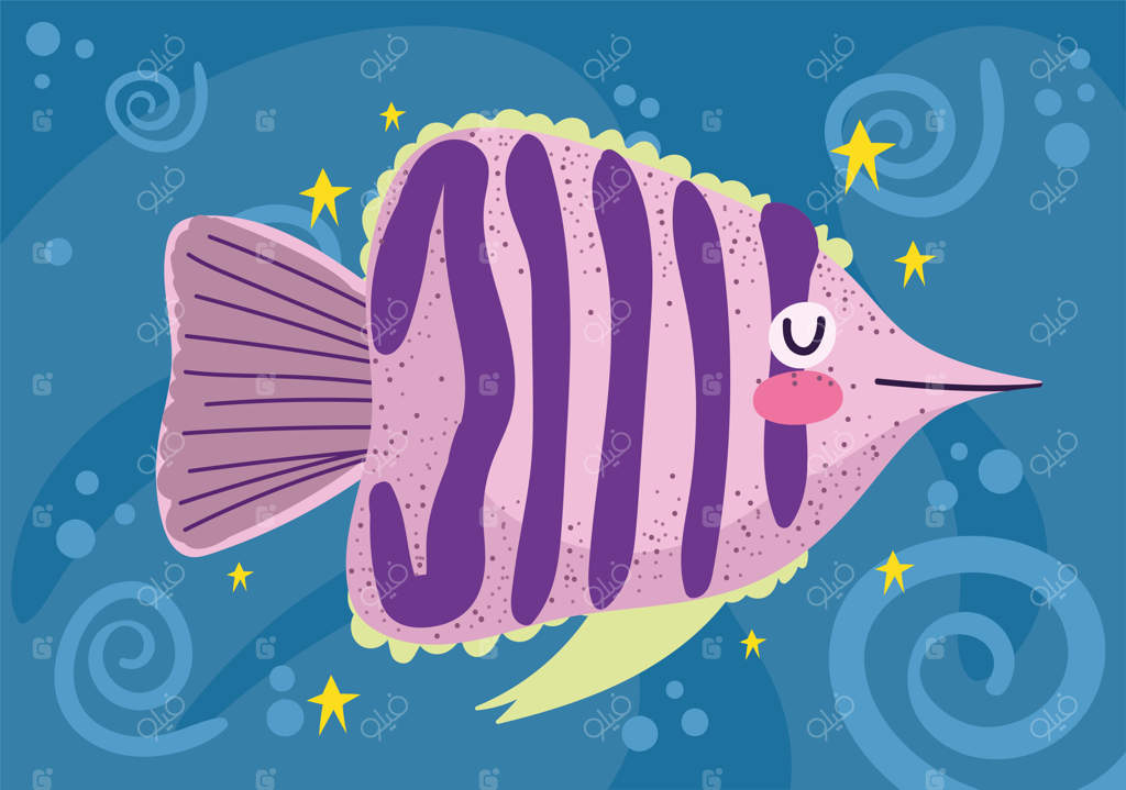 ماهی‌های کارتونی در زندگی دریایی