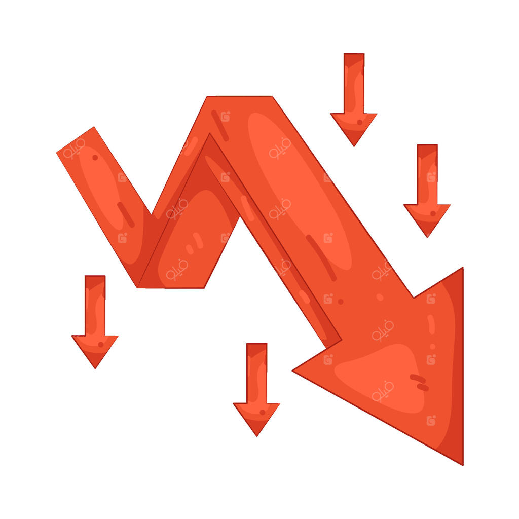 تصویر فلش رو به پایین