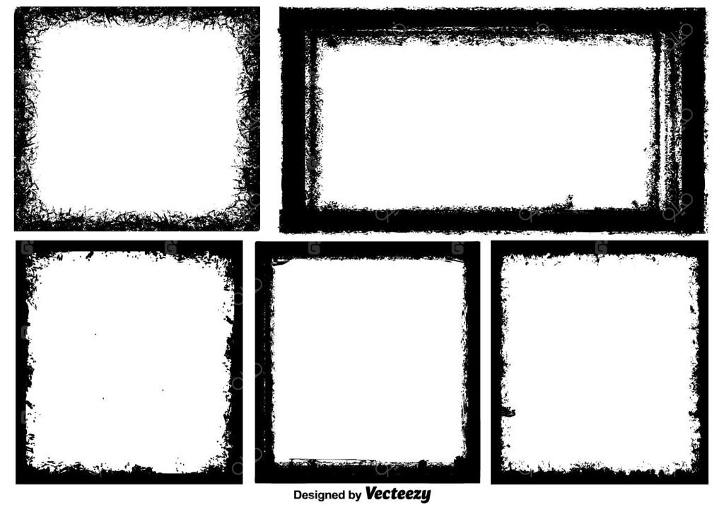 سبک لبه‌های عکس با طرح استرس وکتور