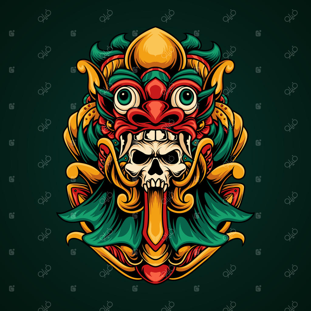 نقاب سنتی جمجمه