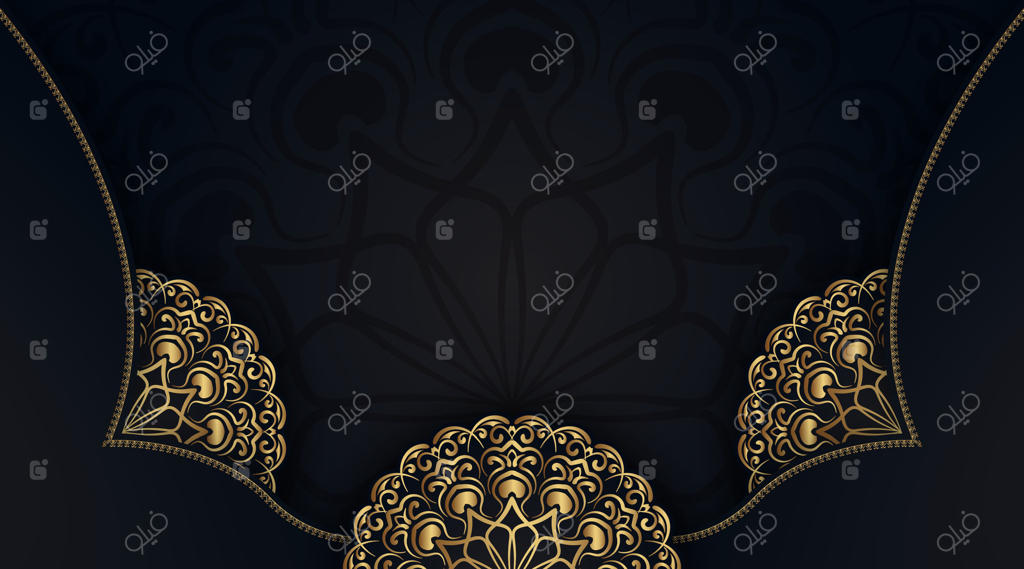 تزئینات شیک به رنگ مشکی و طلایی