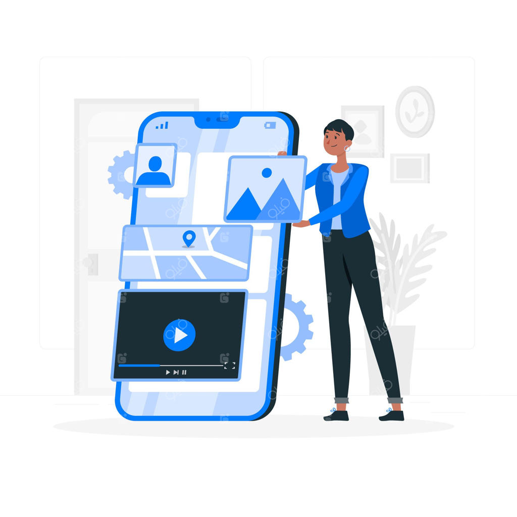 تصویری از مفهوم توسعه موبایل