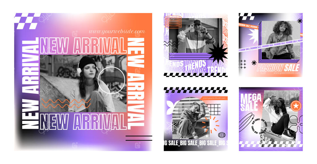 قالب اینستاگرام به سبک شهری