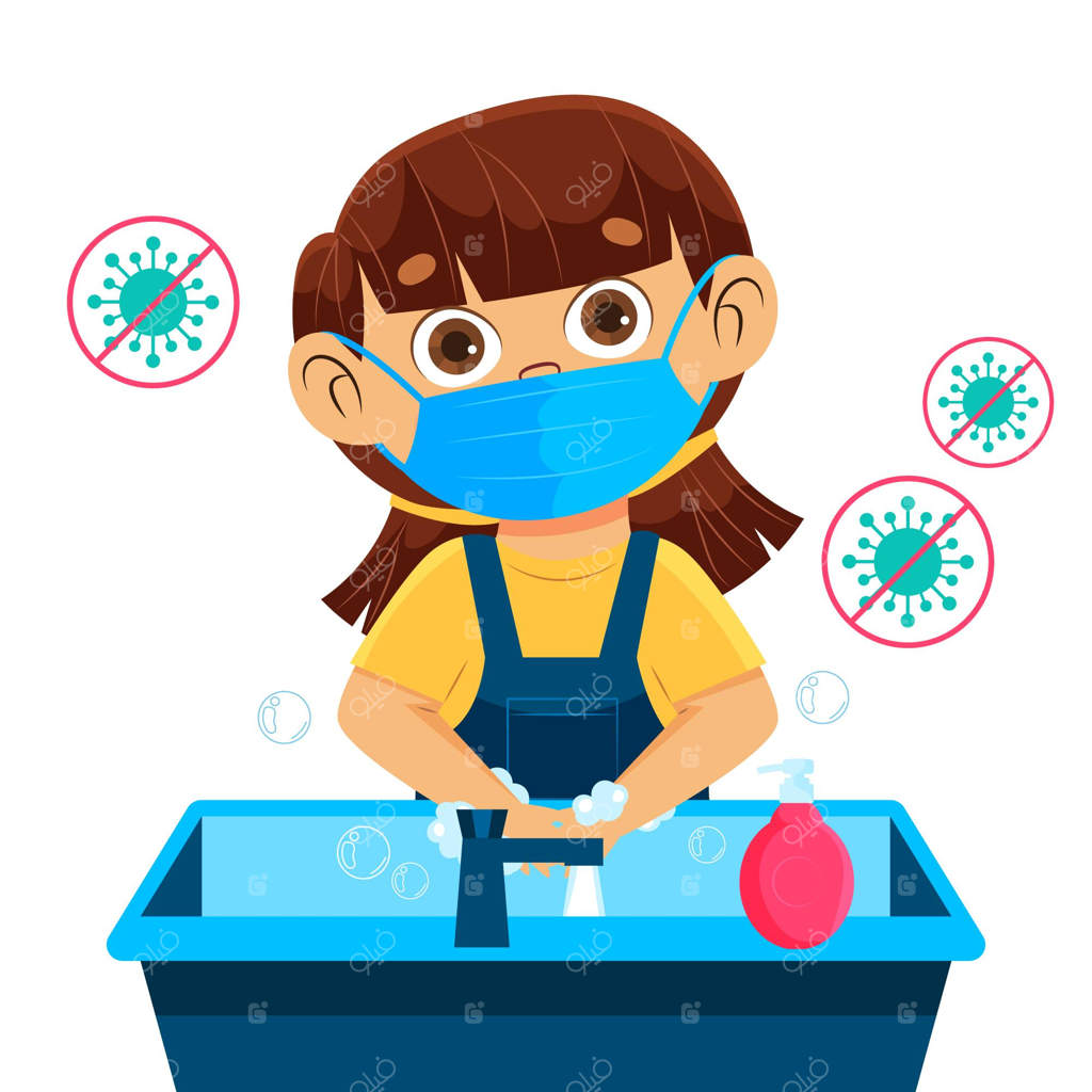 شستن دست‌های کودکان در مدرسه