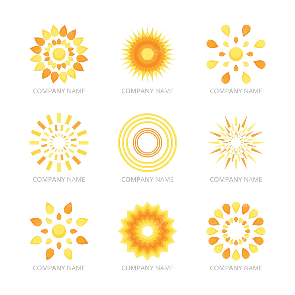مجموعه لوگوهای خورشید