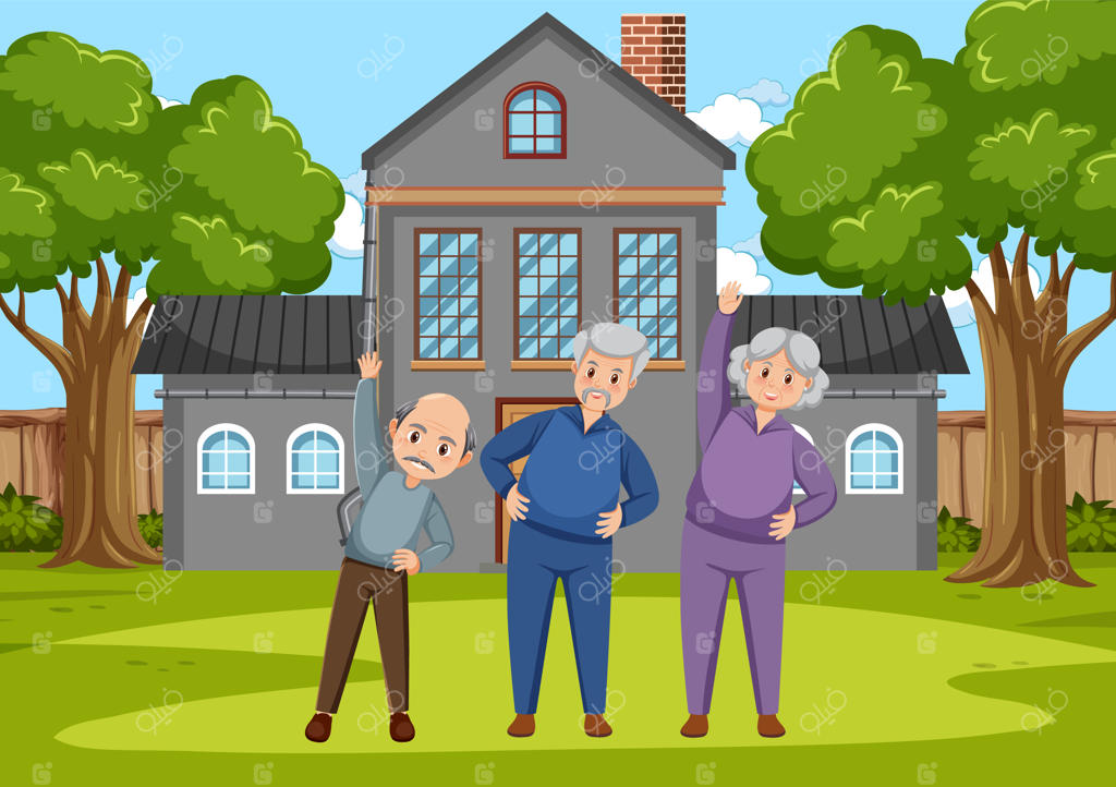 ورزش سالمندان در پارک