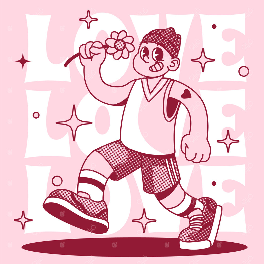 تصویرسازی جشن ولنتاین